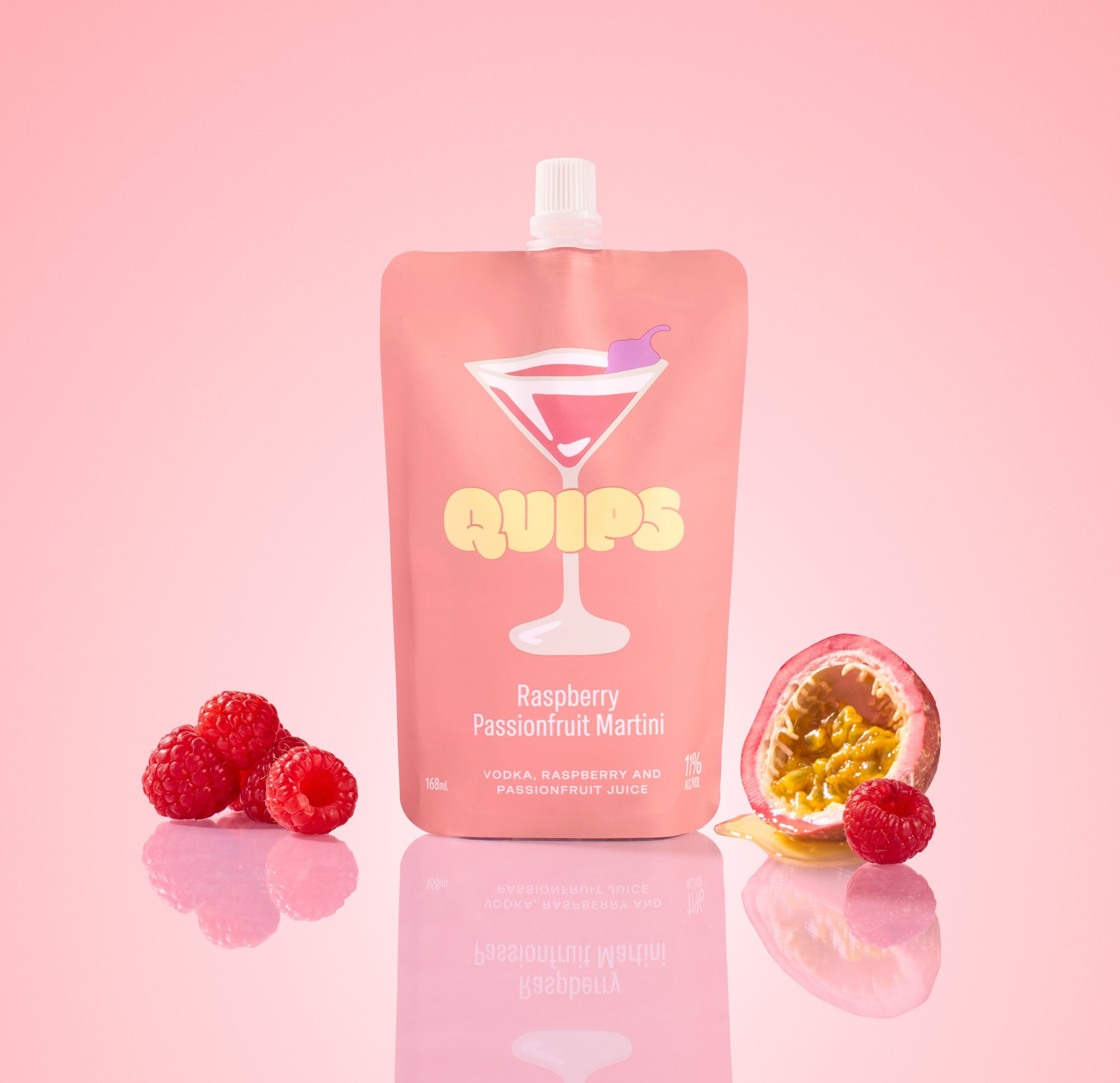 Raspberry Passionfruit Martini