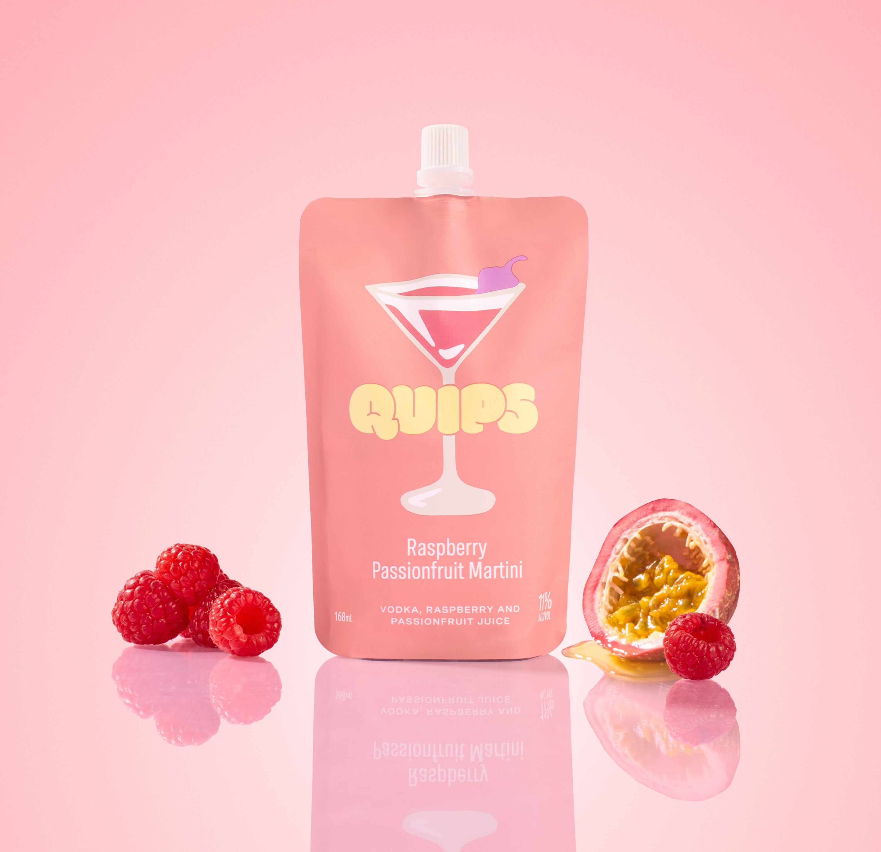 Raspberry Passionfruit Martini