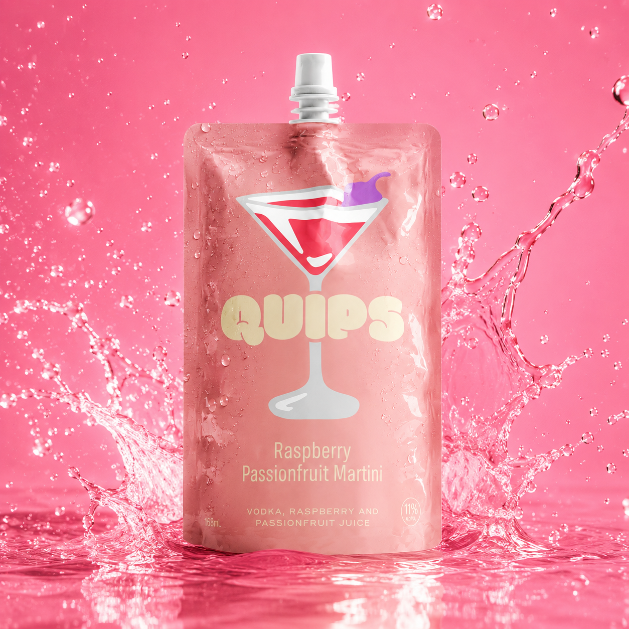 Raspberry Passionfruit Martini